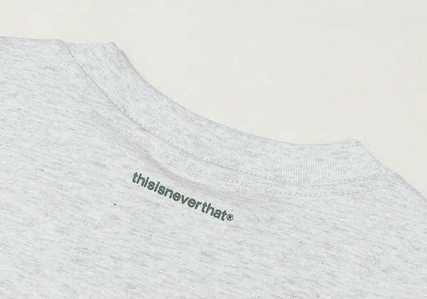 Thisisneverthat 經典字母印花 寬鬆圓領短袖T恤 簡約時尚 灰色
