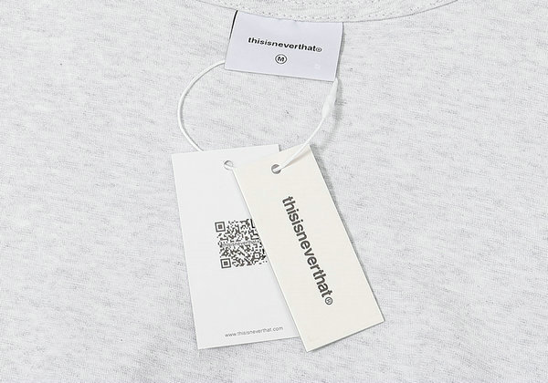 Thisisneverthat 經典字母印花 寬鬆圓領短袖T恤 簡約時尚 灰色