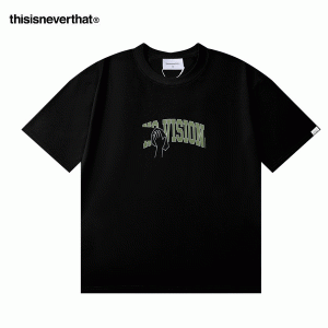 thisisneverthat 素描徽標 T 恤 男女款 黑色