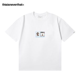 thisisneverthat 射擊圖案印花 T 恤 男女款 白色