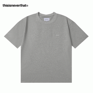 thisisneverthat 小LOGO貼標 T 恤 男女款 灰色