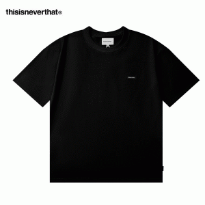 thisisneverthat 小LOGO貼標 T 恤 男女款 黑色