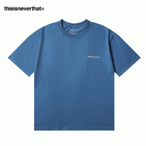 Thisisneverthat 經典小標休閑寬鬆 圓領T恤 男女同款 淺藍