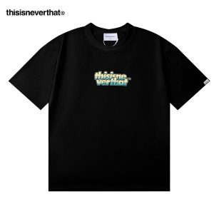 thisisneverthat 漸變 OL 徽標 T 恤 男女款 黑色