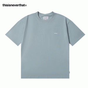 thisisneverthat 小LOGO貼標 T 恤 男女款 淺藍