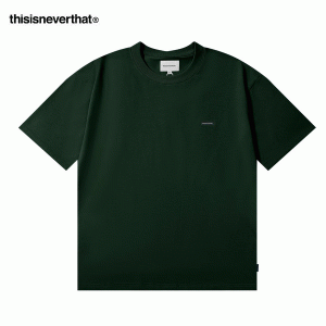 thisisneverthat 小LOGO貼標 T 恤 男女款 綠色