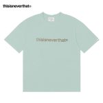 Thisisneverthat 簡約Logo印花 經典字母 寬鬆舒適 短袖T恤 男女同款 淺綠