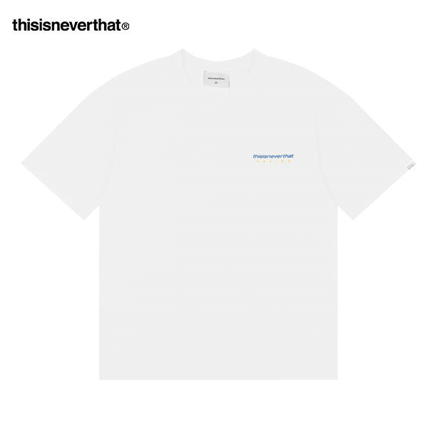 Thisisneverthat 圓領純棉短袖T恤 春夏 百搭休閑 男女款 白色 Thisisneverthat 圓領純棉短袖T恤 春夏 百搭休閑 男女款 白色